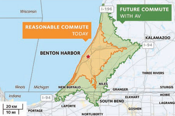 Benton Harbor map