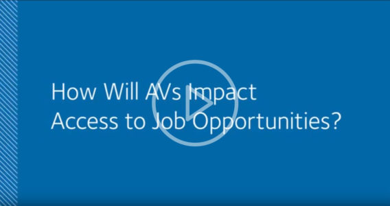 How Will AVs Impact Access to Job Opportunities?